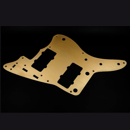 Jazzmaster Pickguard // Gold Anodized Aluminum // Vintage 9-hole '58/'59 Style