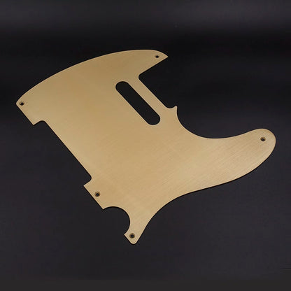 Telecaster Pickguard // Gold Anodized Aluminum // Vintage 5-Hole Style