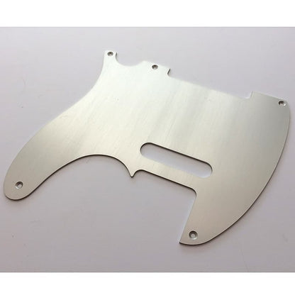 Telecaster Pickguard // SIlver Anodized Aluminum // Vintage 5-Hole Style