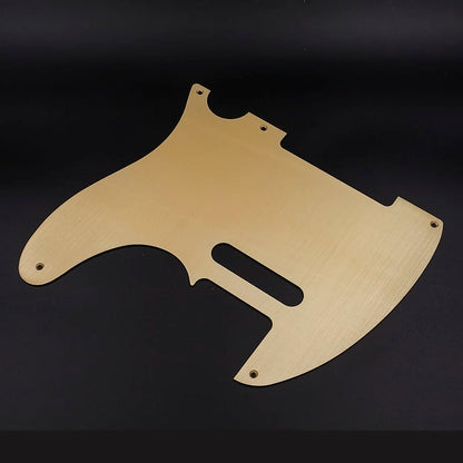 Telecaster Pickguard // Gold Anodized Aluminum // Vintage 5-Hole Style