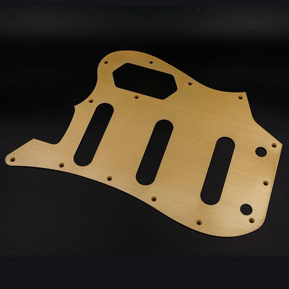 Bass VI Pickguard // Gold Anodized Aluminium // Squier CV VM Style