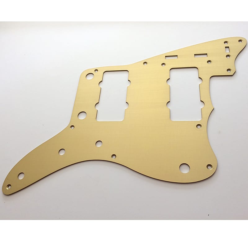 Jazzmaster Pickguard // Gold Anodized Aluminum // Vintage 9-hole '58/'59 Style