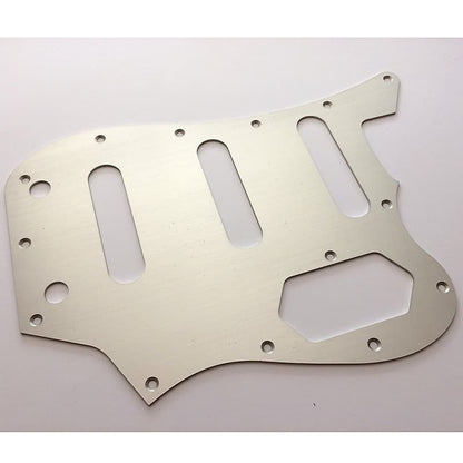 Bass VI Pickguard // Silver Anodized Aluminium // Squier CV VM Style