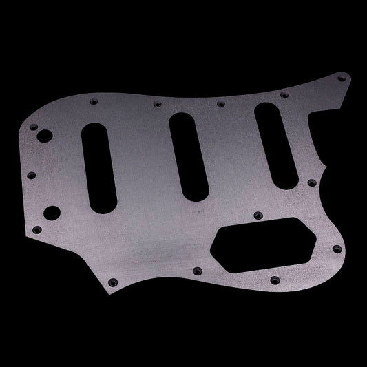 Bass VI Pickguard // Silver Anodized Aluminium // Squier CV VM Style