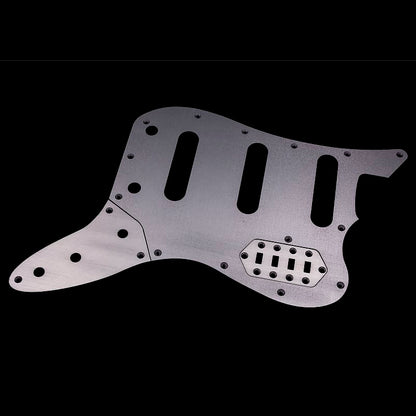 Bass VI Pickguard // Silver Anodized Aluminium // Squier CV VM Style