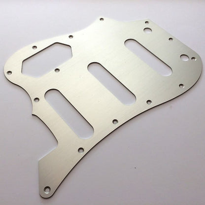 Bass VI Pickguard // Silver Anodized Aluminium // Squier CV VM Style