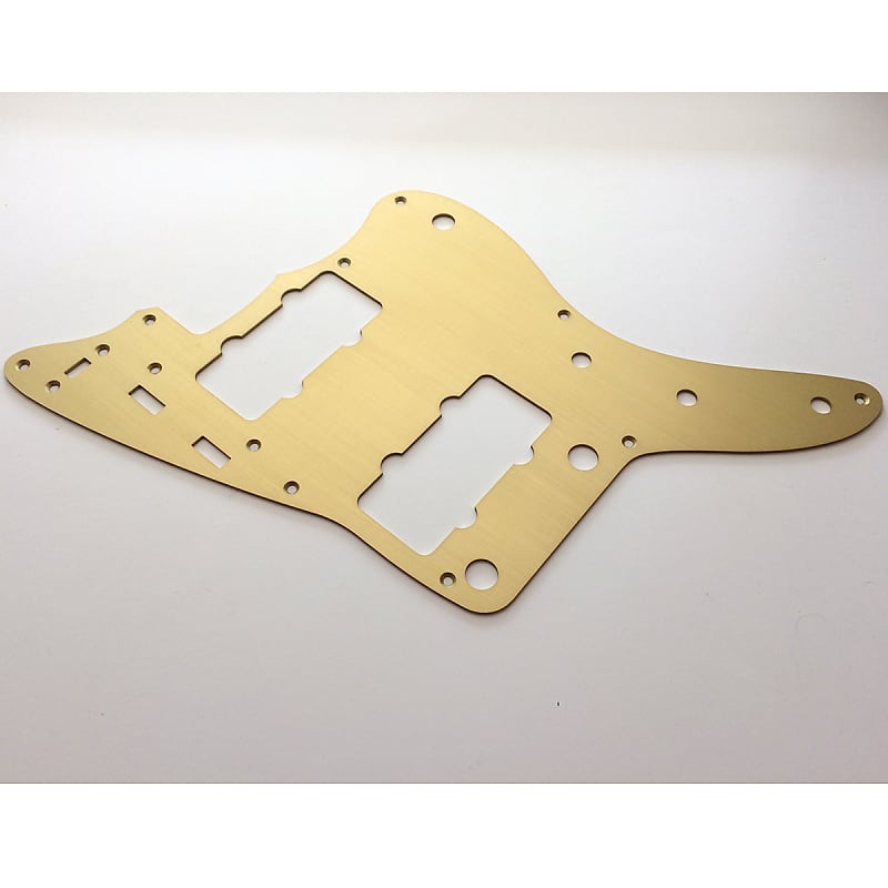 Jazzmaster Pickguard // Gold Anodized Aluminum // Vintage 9-hole '58/'59 Style