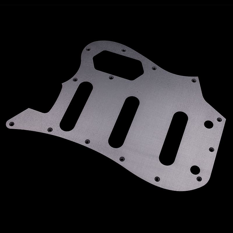 Bass VI Pickguard // Silver Anodized Aluminium // Squier CV VM Style