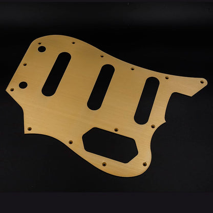 Bass VI Pickguard // Gold Anodized Aluminium // Squier CV VM Style