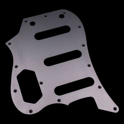 Bass VI Pickguard // Silver Anodized Aluminium // Squier CV VM Style