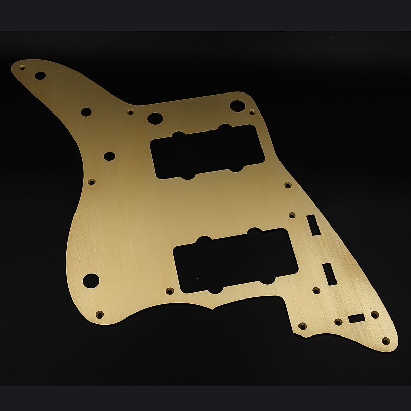 Jazzmaster Pickguard // Gold Anodized Aluminum // Vintage 9-hole '58/'59 Style