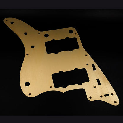 Jazzmaster Pickguard // Gold Anodized Aluminum // Vintage 9-hole '58/'59 Style