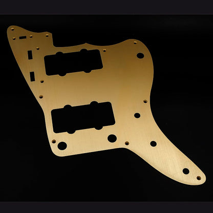 Jazzmaster Pickguard // Gold Anodized Aluminum // Vintage 9-hole '58/'59 Style