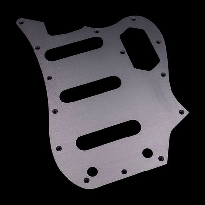 Bass VI Pickguard // Silver Anodized Aluminium // Squier CV VM Style