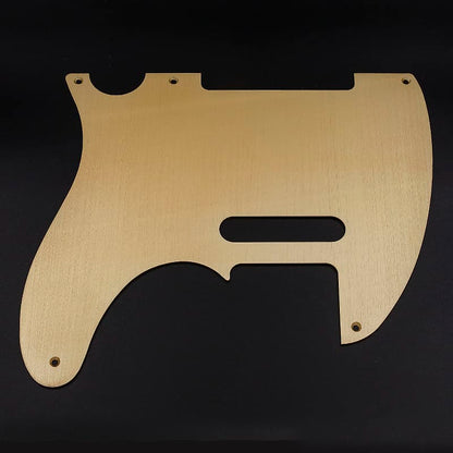 Telecaster Pickguard // Gold Anodized Aluminum // Vintage 5-Hole Style