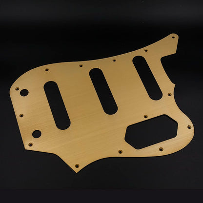 Bass VI Pickguard // Gold Anodized Aluminium // Squier CV VM Style