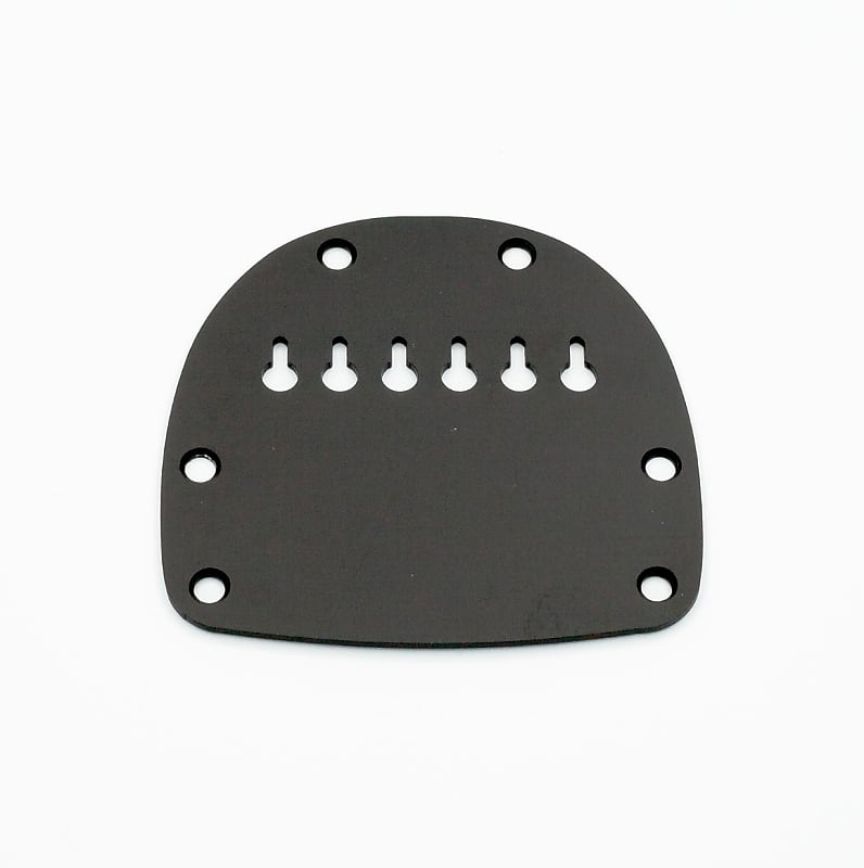 Bass VI Hardtail Conversion Plate // Black Anodized Aluminum // Increa ...